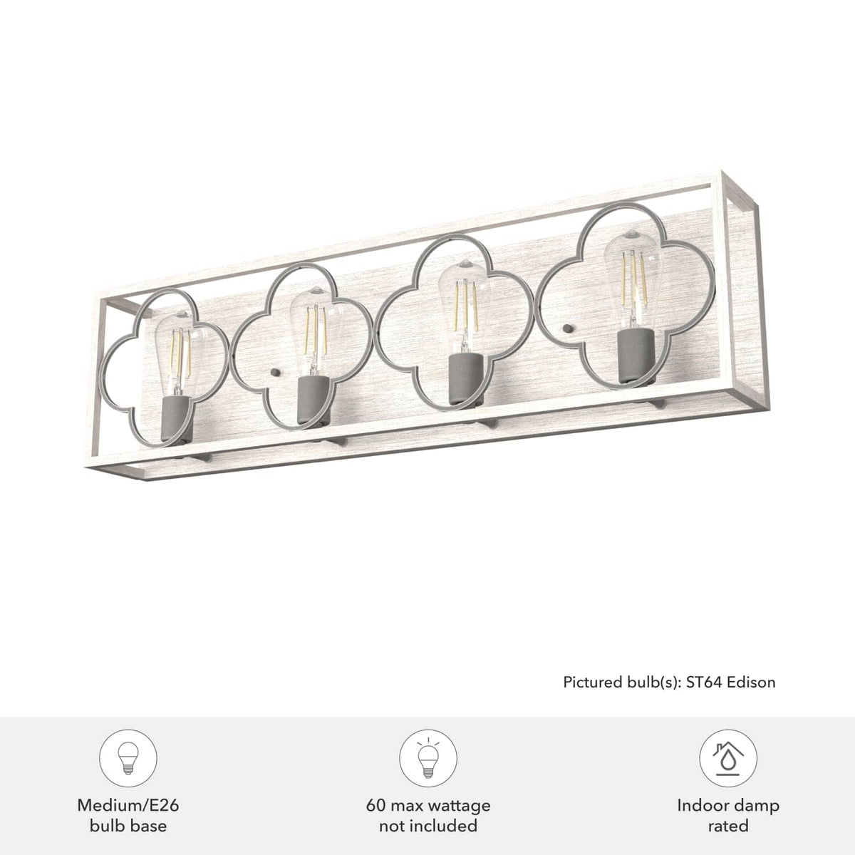 Gablecrest 4 Light Vanity