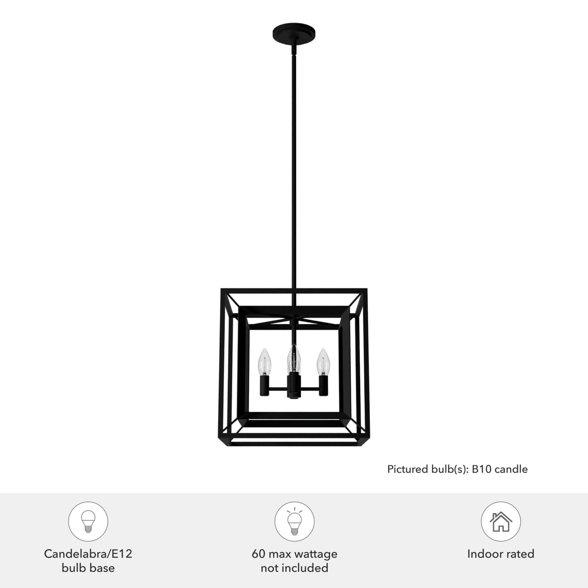 Doherty 4 Light Chandelier 15 inch