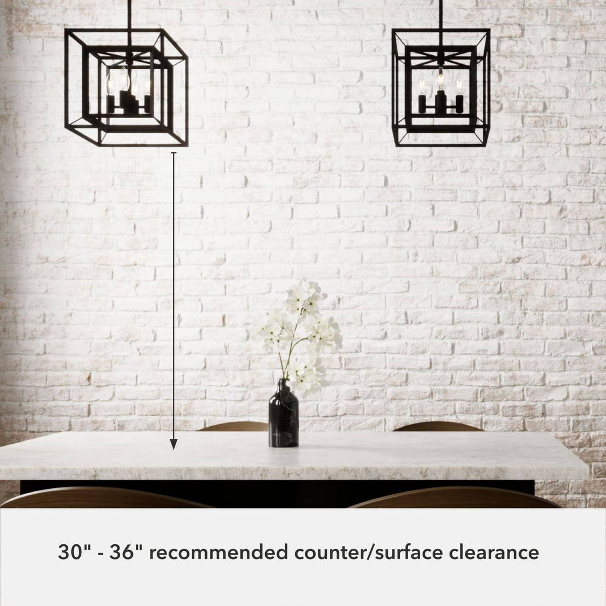 Doherty Convertible 4 Light Pendant 12 inch