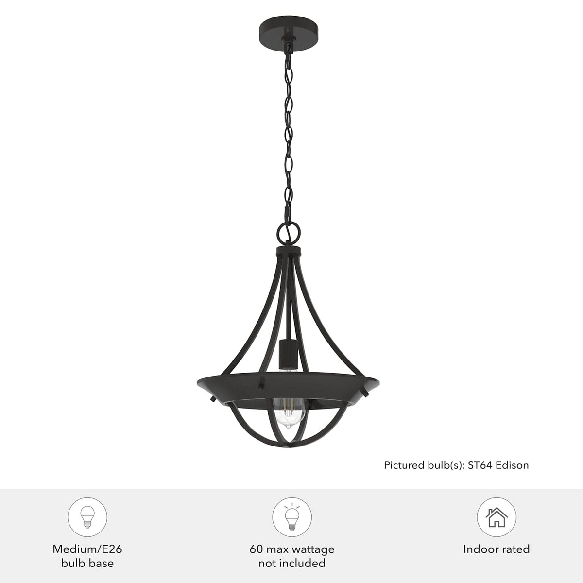 Perch Point 1 Light Pendant