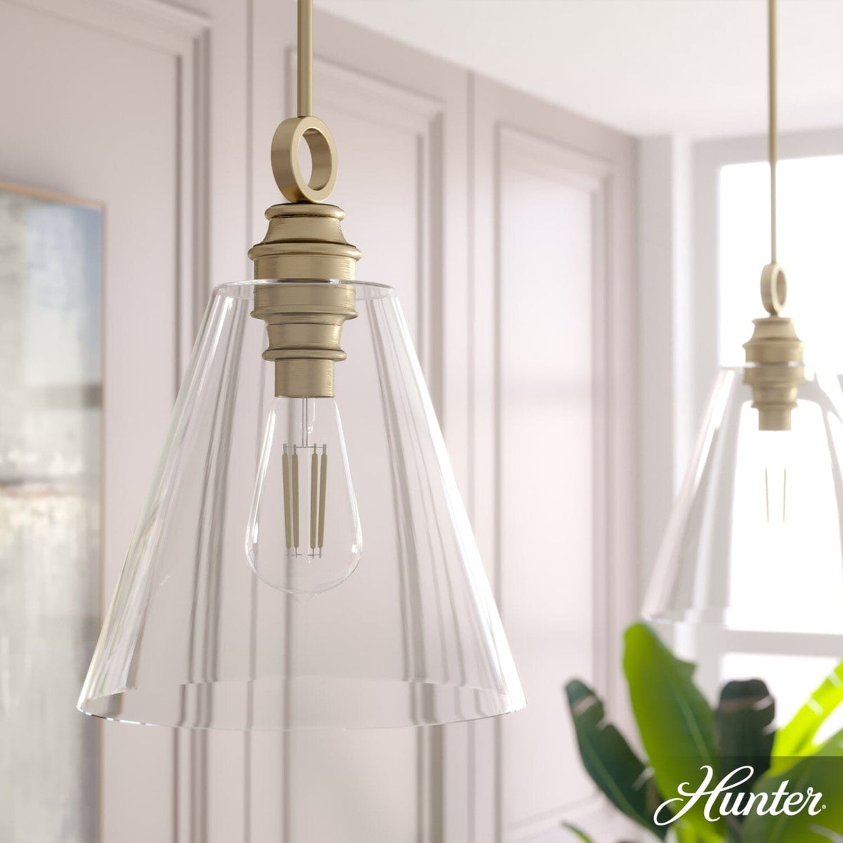 Klein 1 Light Glass Pendant 14 inch