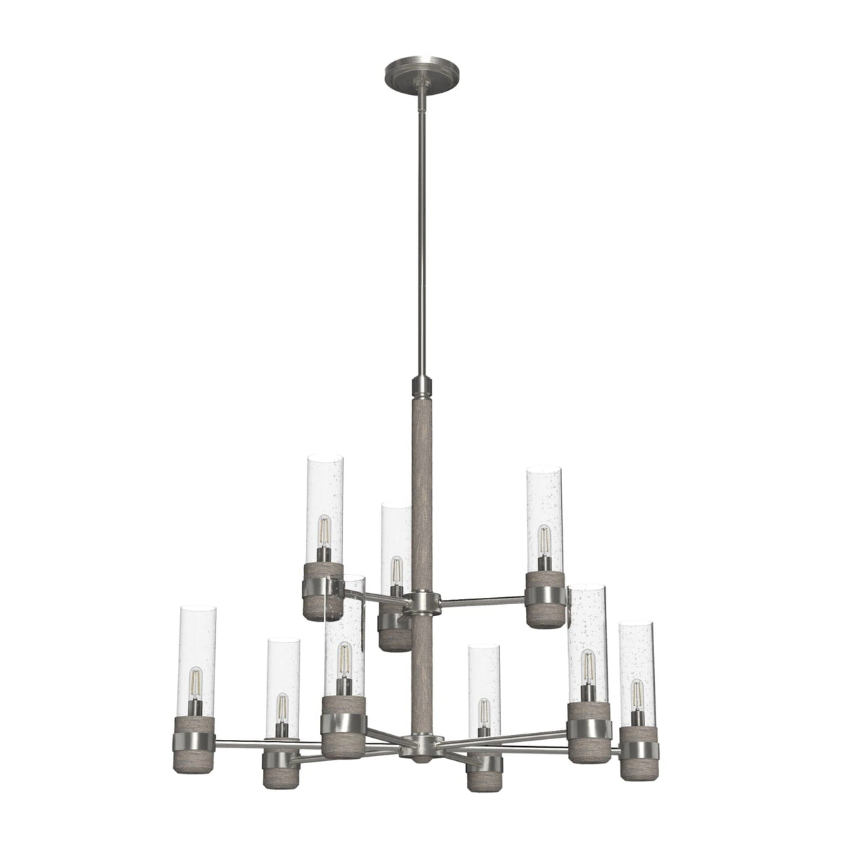 River Mill 9 Light 2-tier Chandelier