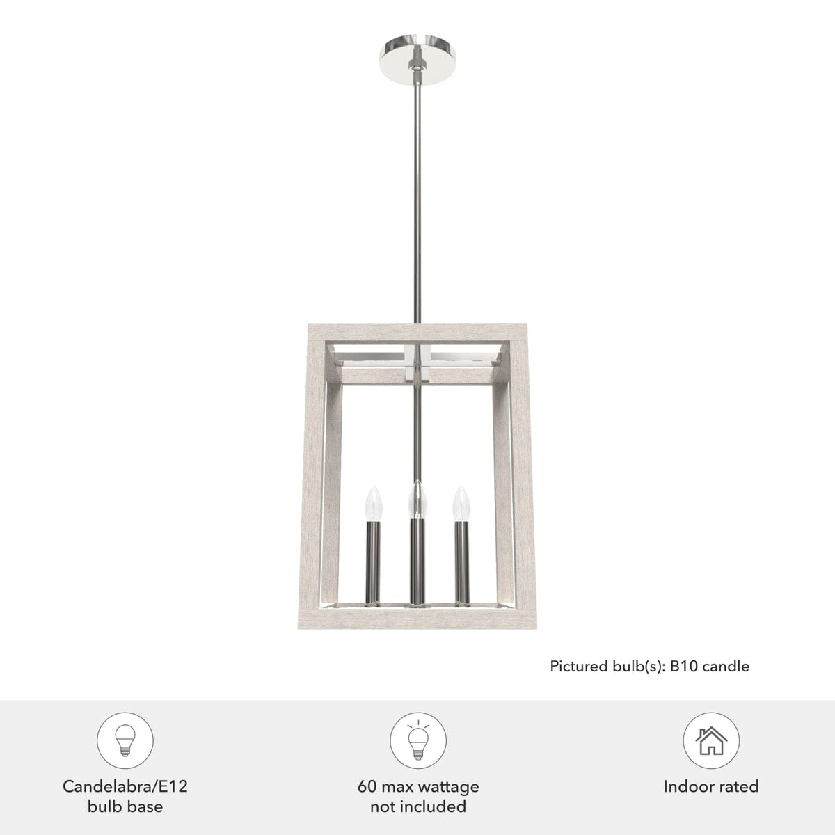 Squire Manor 4 Light Pendant 12 inch