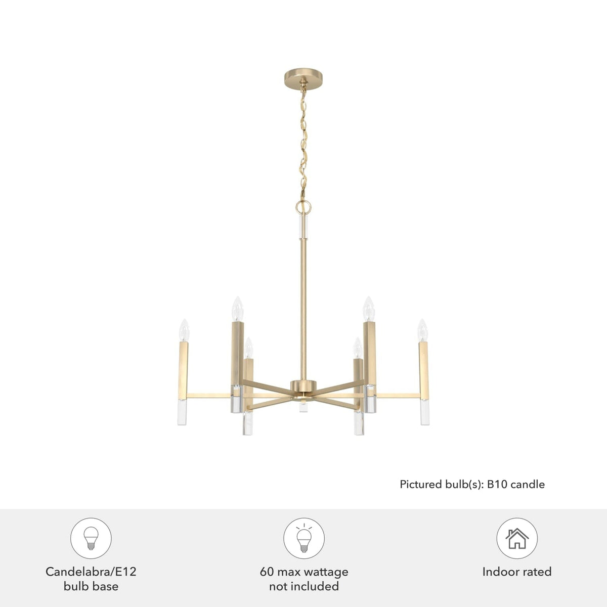 Sunjai 6 Light Chandelier