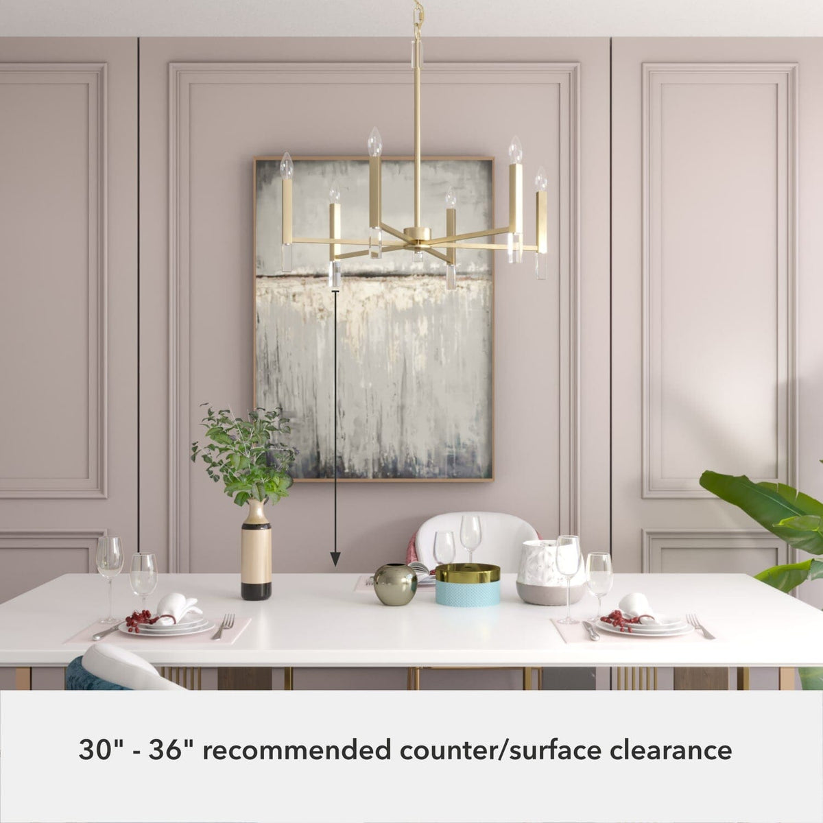 Sunjai 6 Light Chandelier