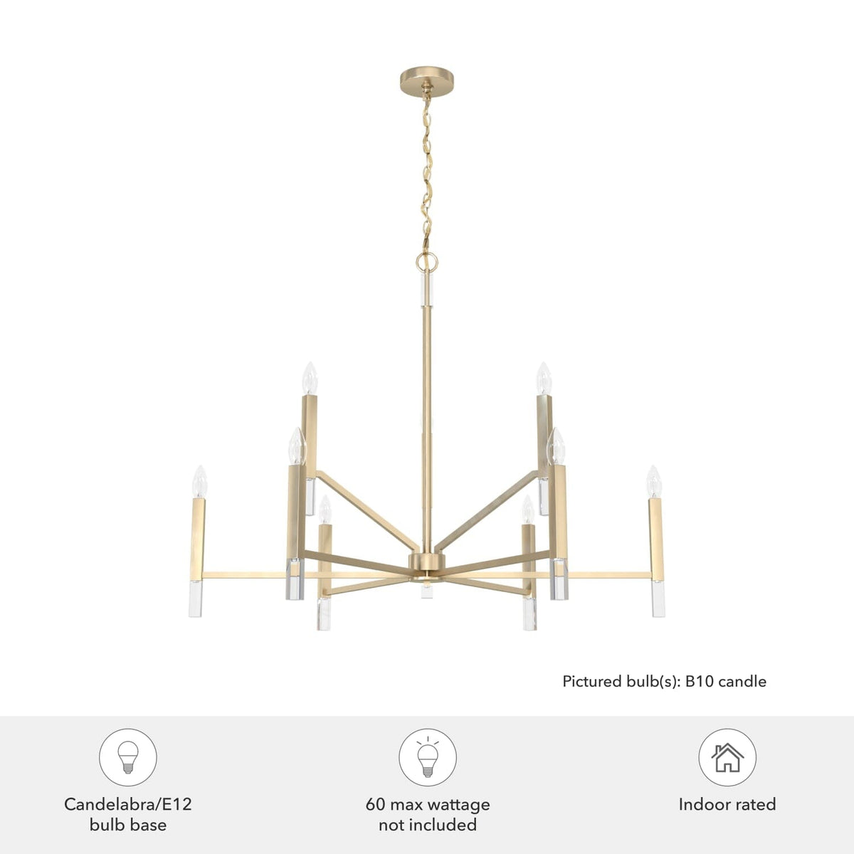 Sunjai 9 Light 2-tier Chandelier
