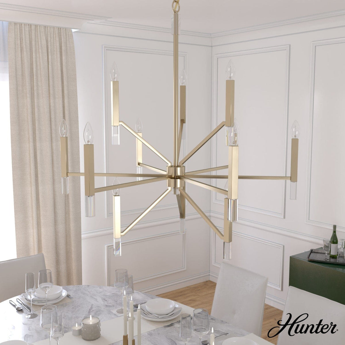 Sunjai 12 Light 3-Tier Chandelier