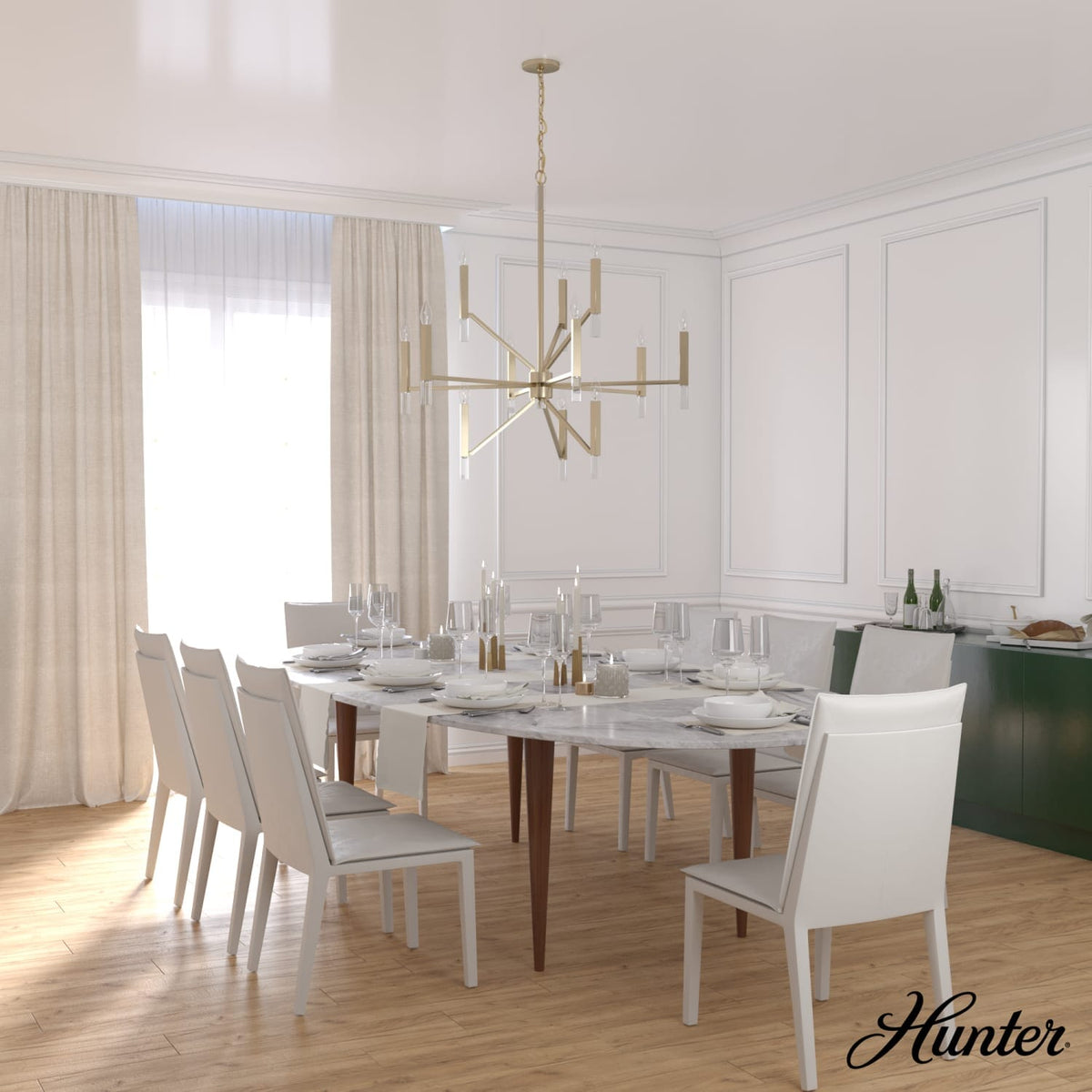 Sunjai 12 Light 3-Tier Chandelier
