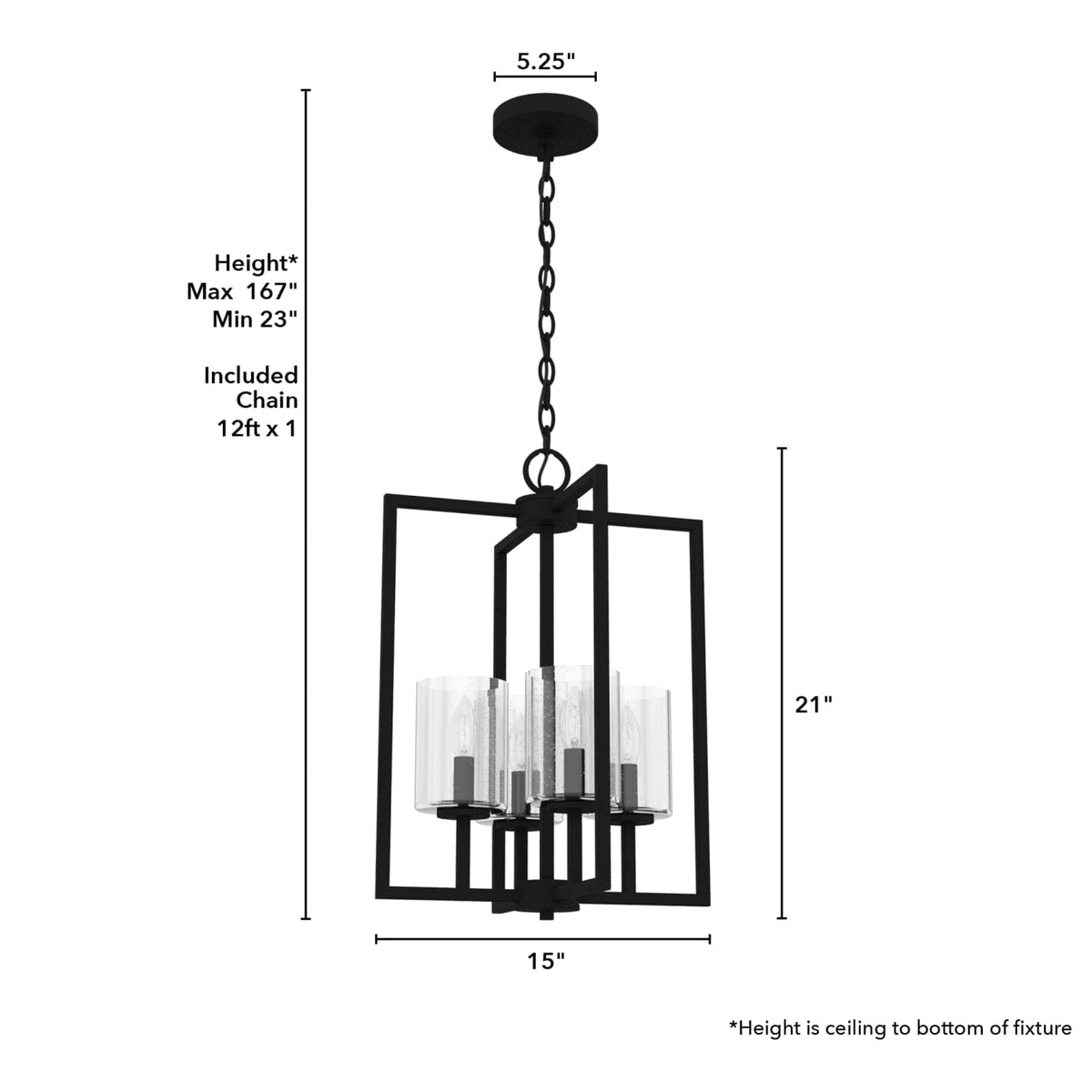 Kerrison 4 Light Pendant