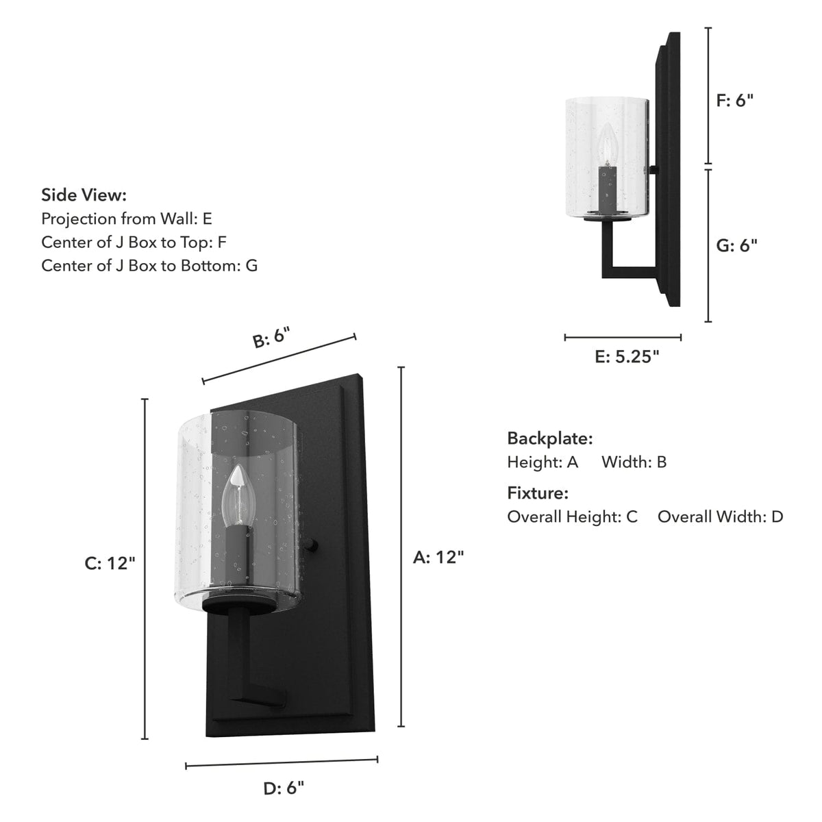 Kerrison 1 Light Wall Sconce