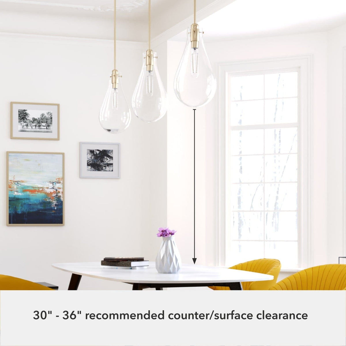 Lundin 1 Light Pendant 9 inch