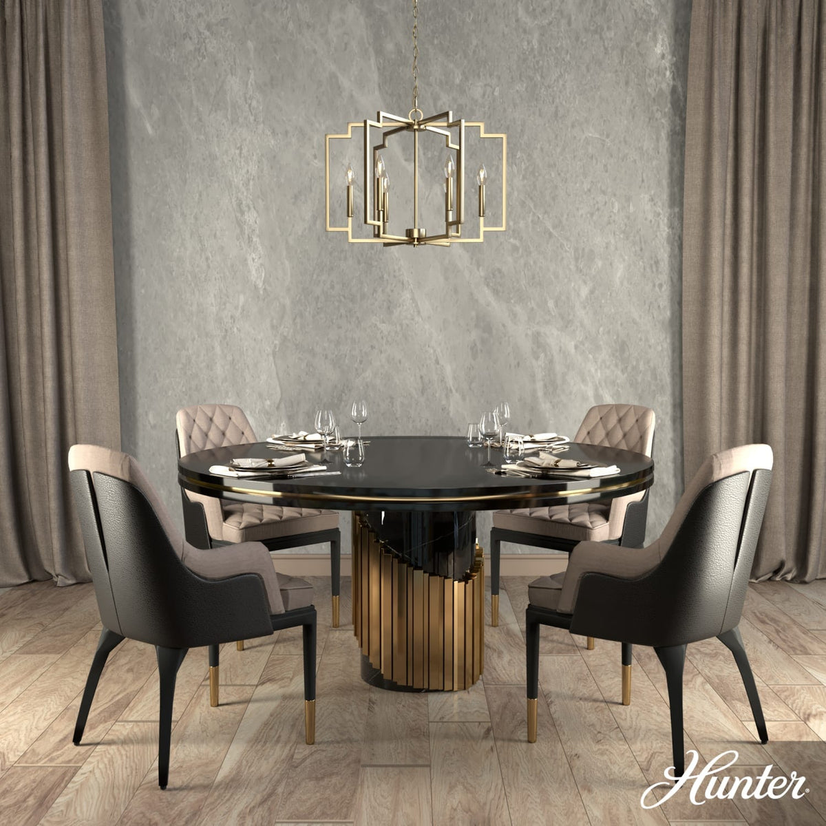Zoanne 6 Light Chandelier 24 Inch