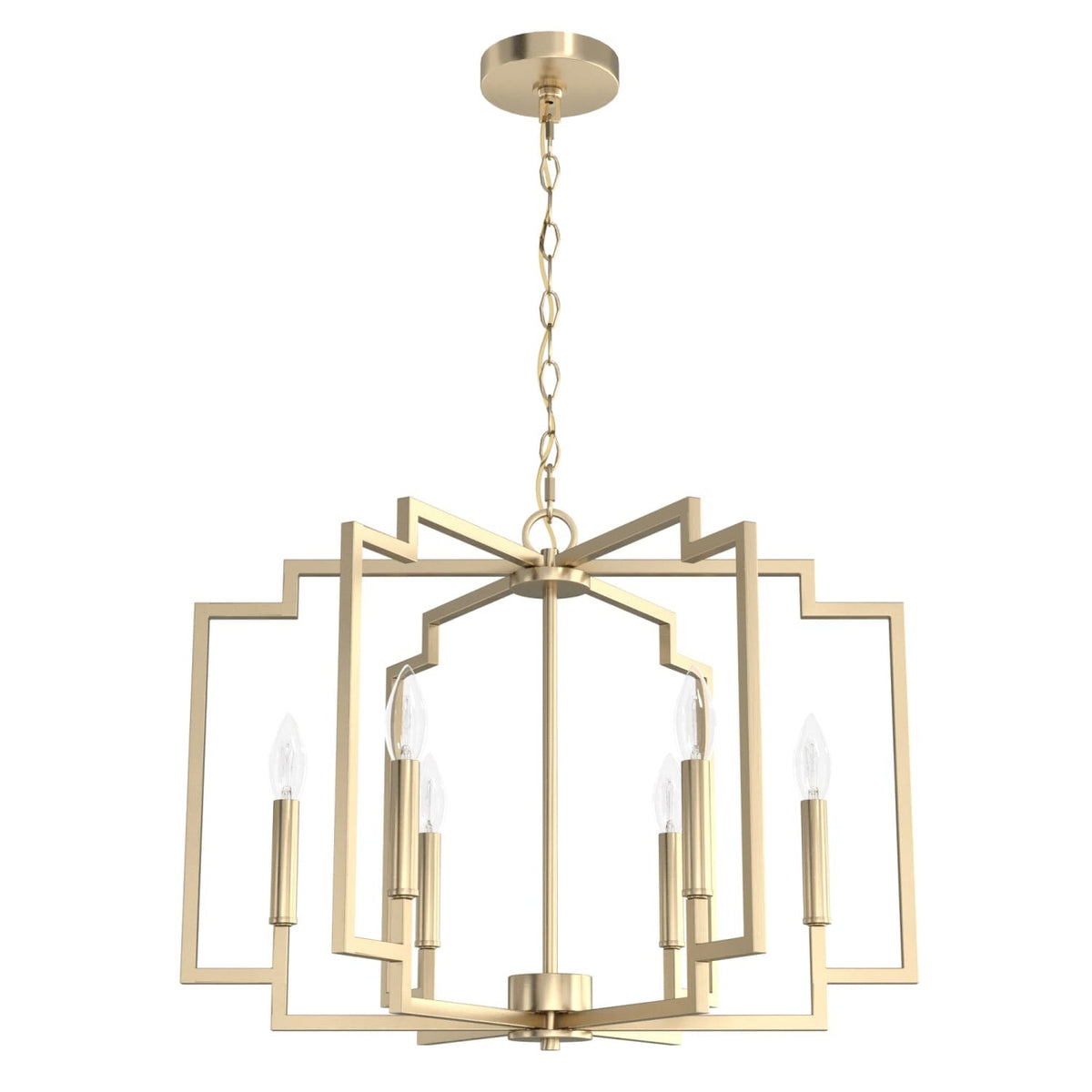 Zoanne 6 Light Chandelier 24 Inch