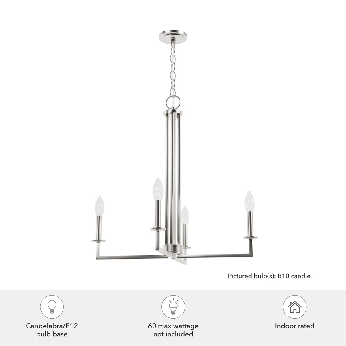 Bearden 4 Light Chandelier
