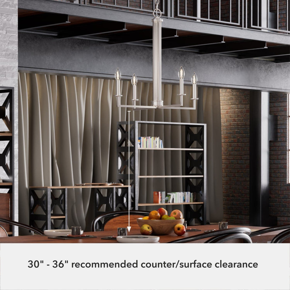 Bearden 4 Light Chandelier