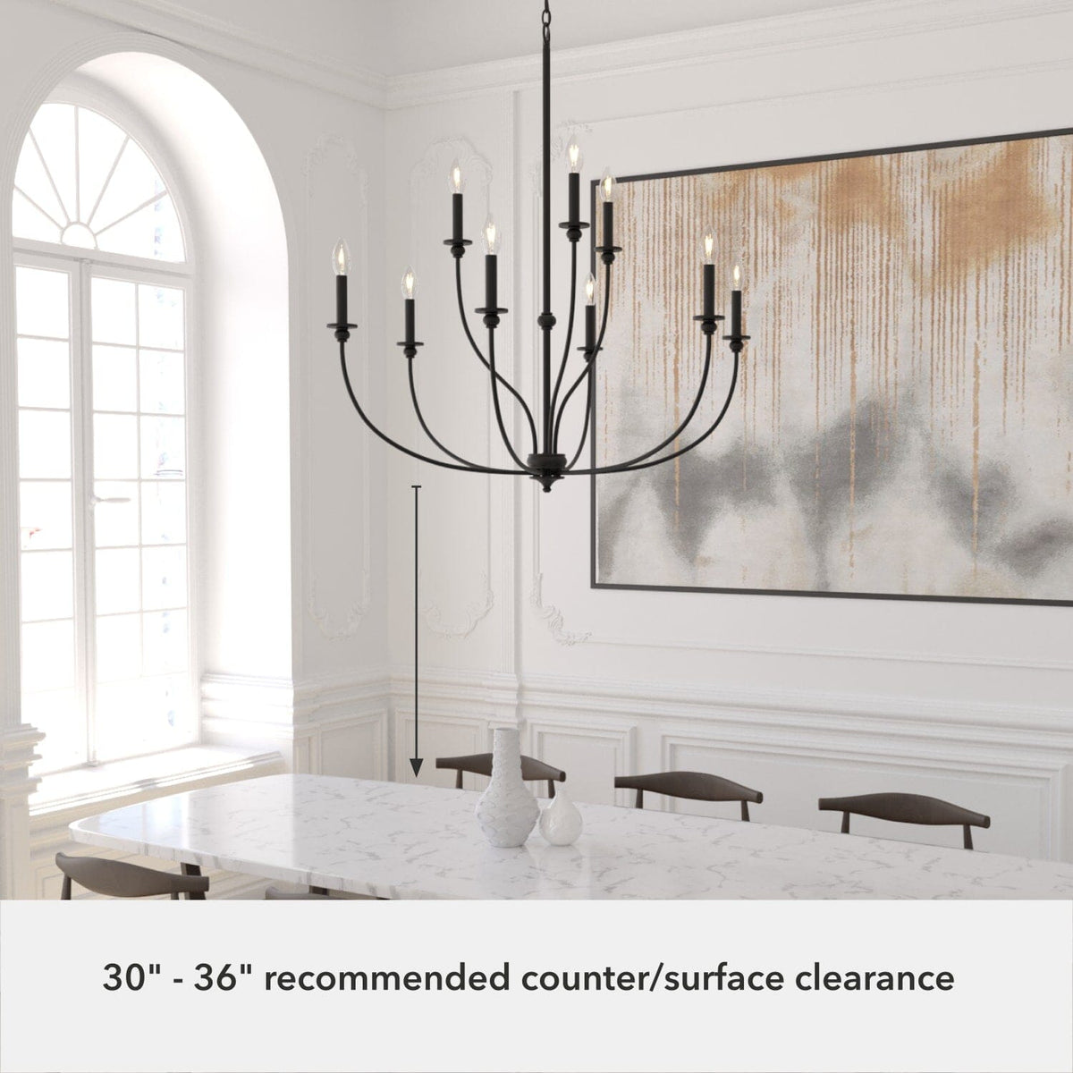 Southcrest 9 Light 2-Tier Chandelier