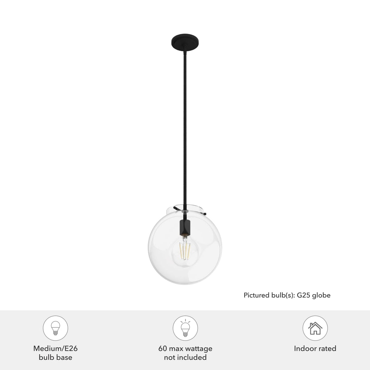 Sacha 1 Light Pendant