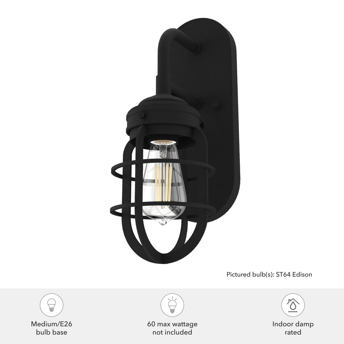 Starklake 1 Light Wall Sconce