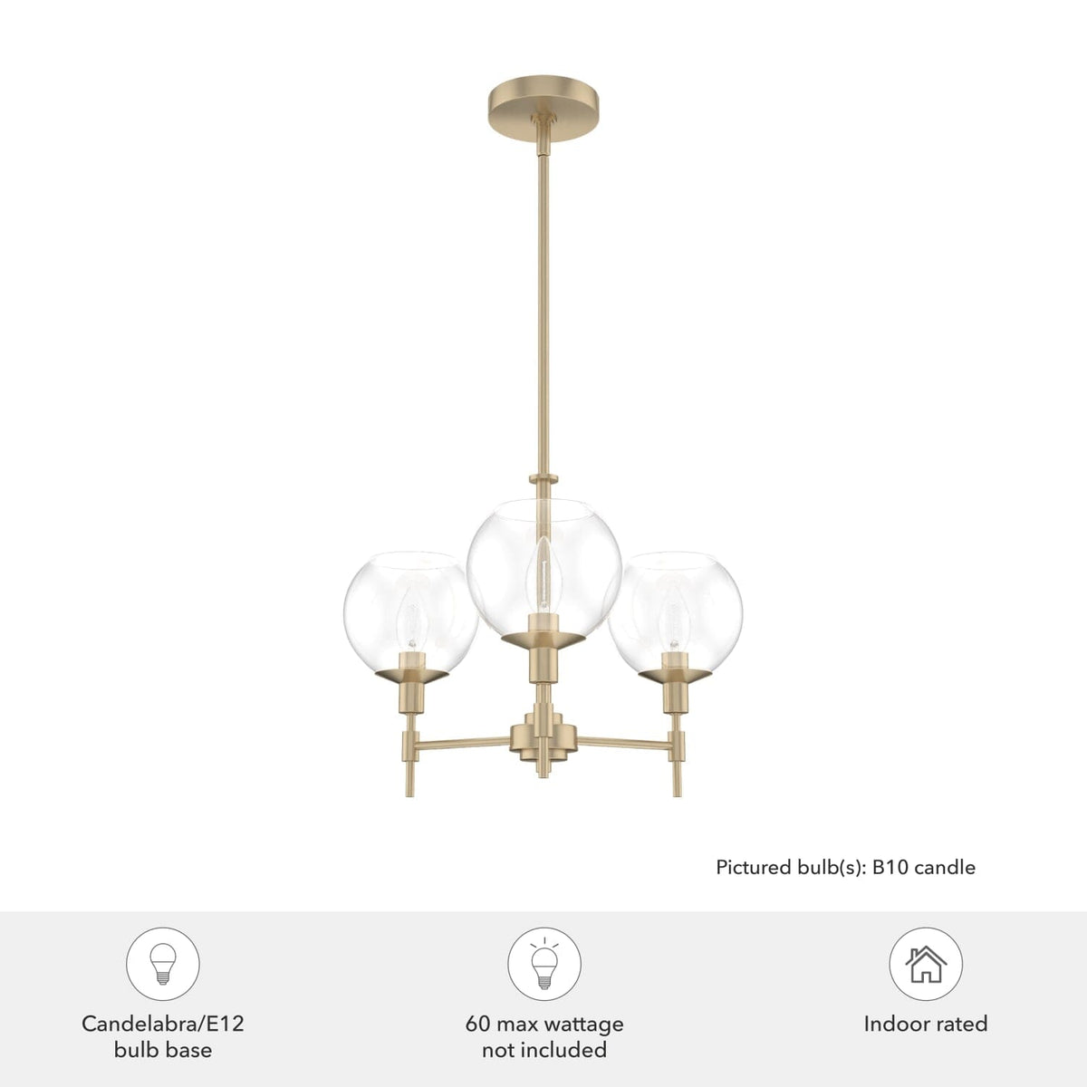 Xidane 3 Light Chandelier