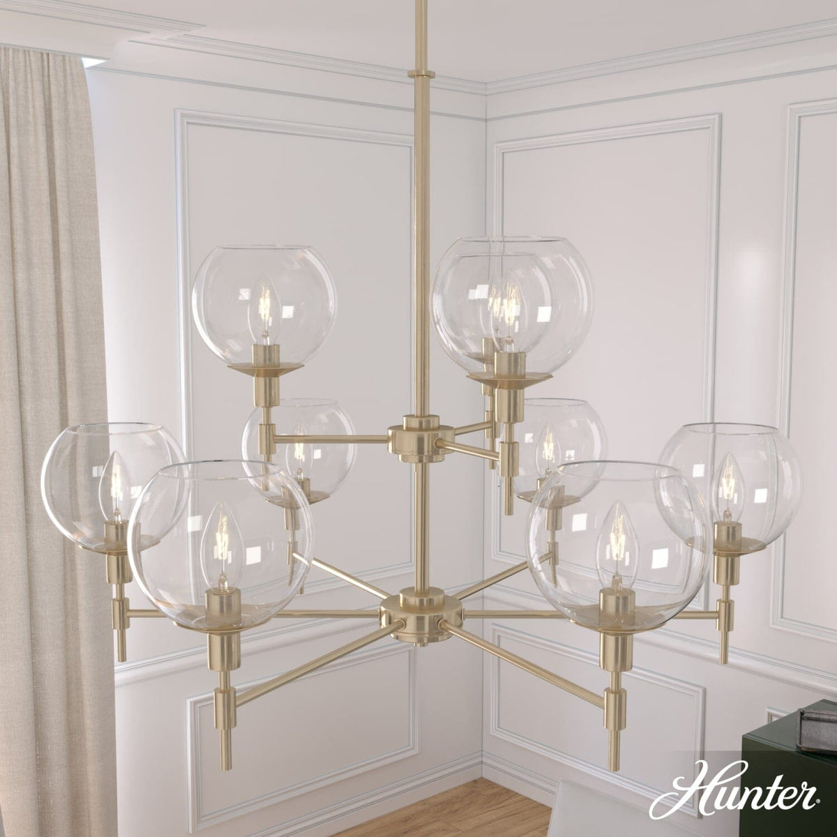 Xidane 9 Light 2 Tier Chandelier