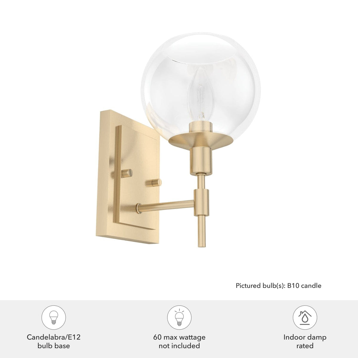 Xidane 1 Light Wall Sconce