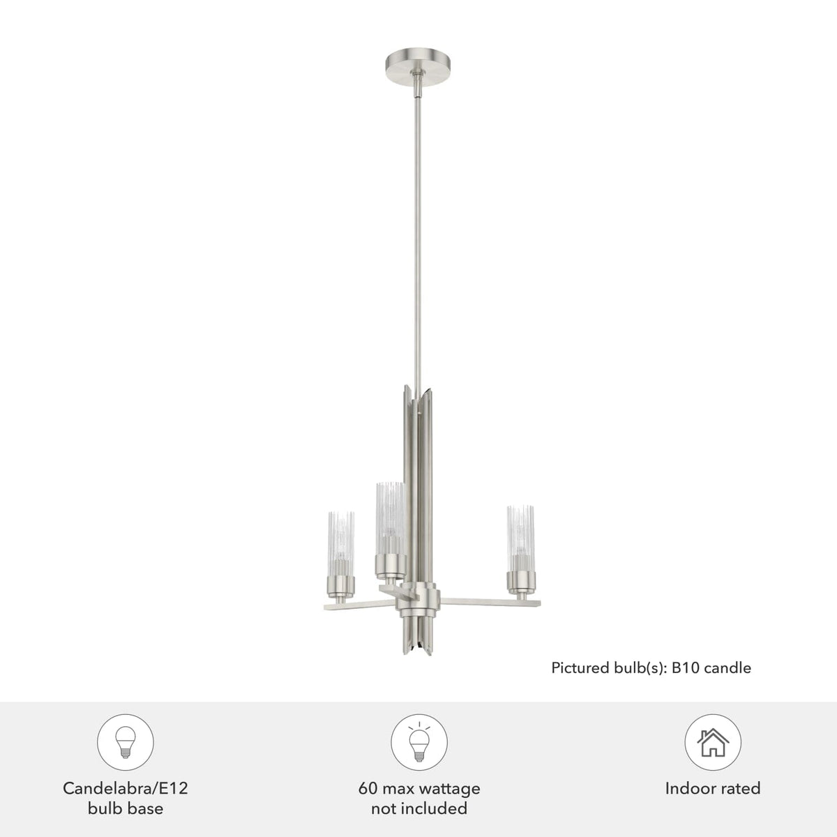 Gatz 3 Light Chandelier