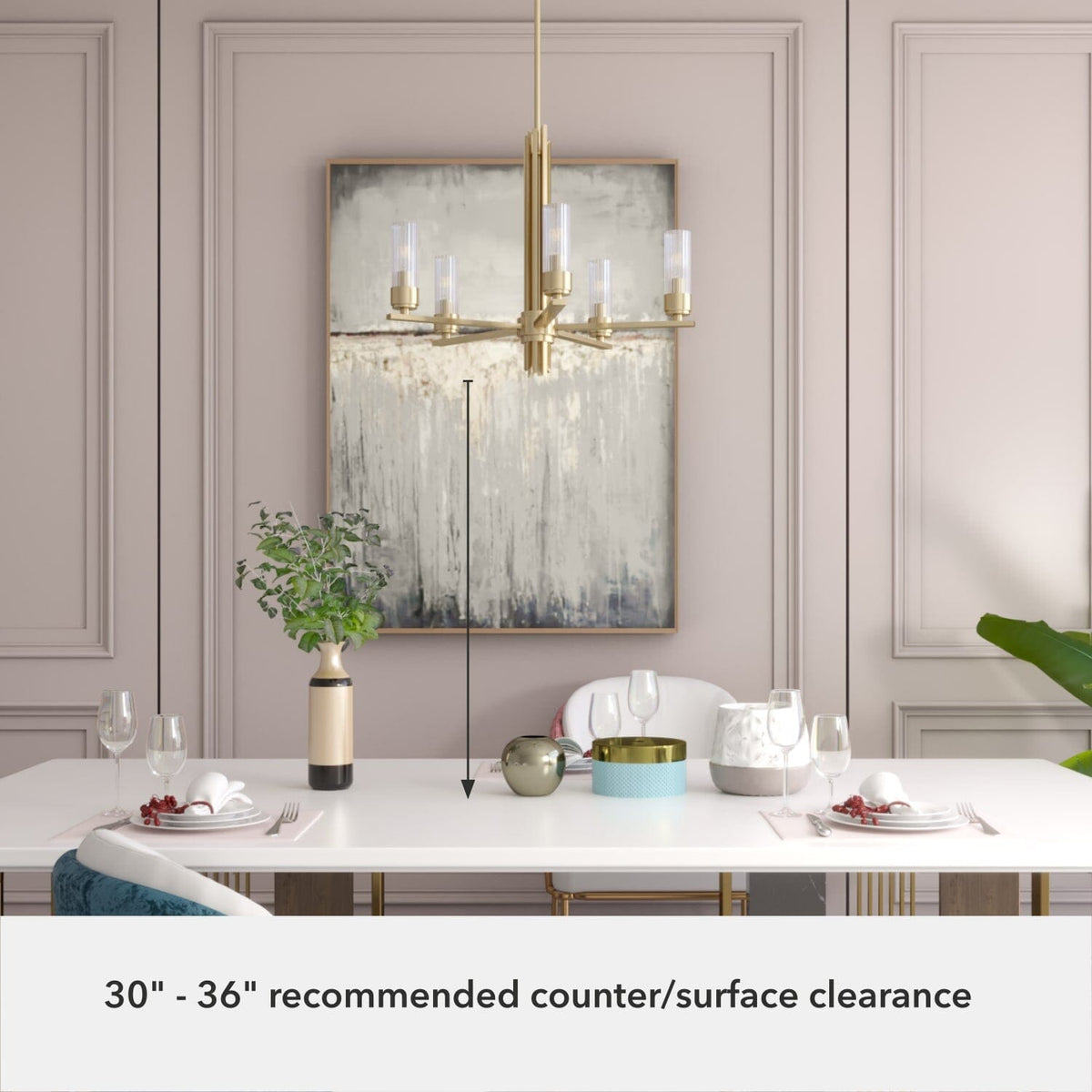 Gatz 5 Light Chandelier