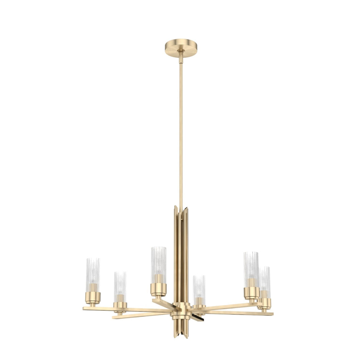 Gatz 6 Light Chandelier Alturas Gold