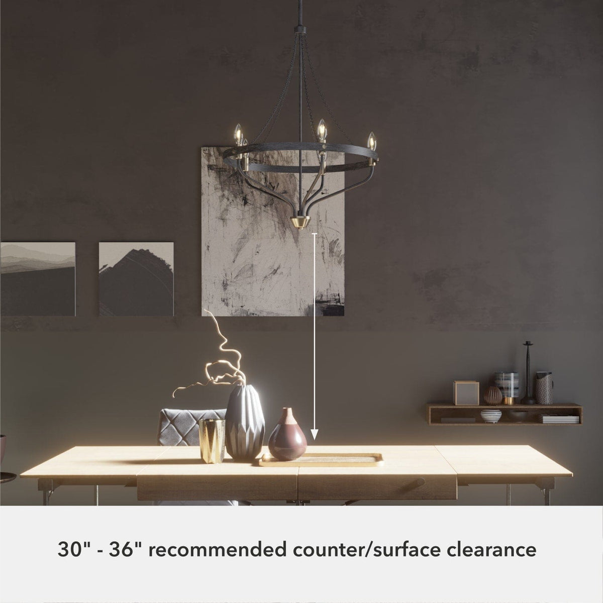 Merlin 5 Light Chandelier