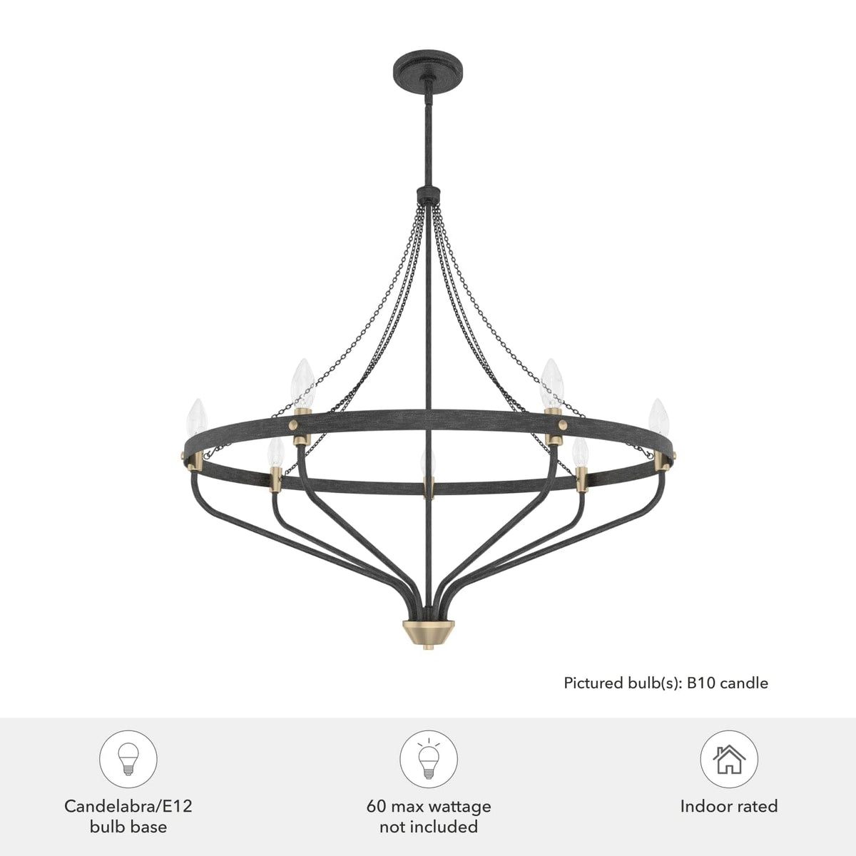 Merlin 7 Light Chandelier