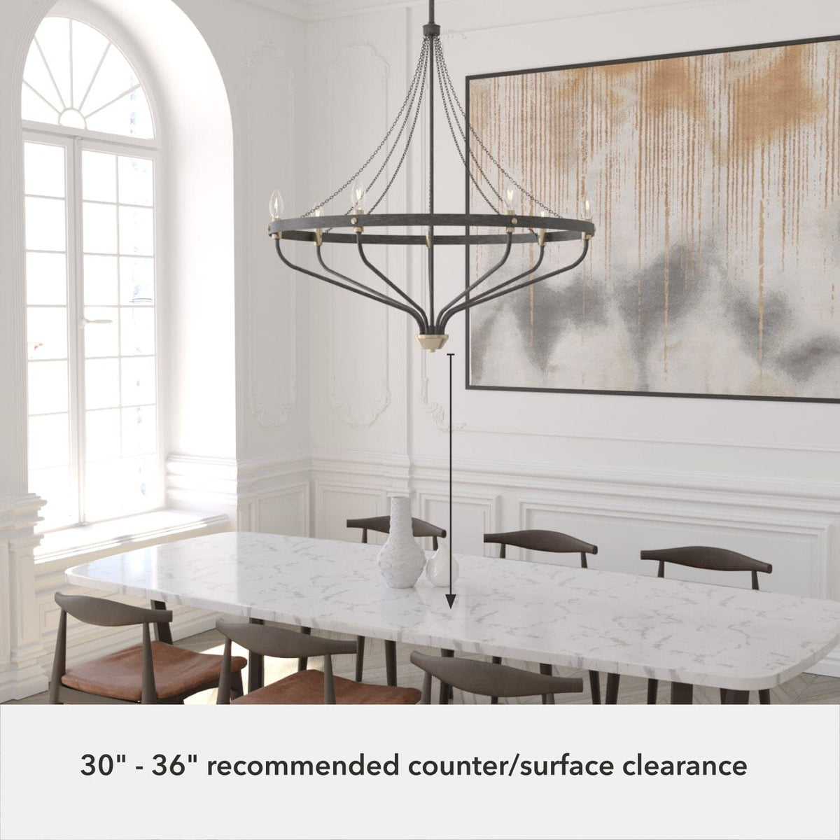 Merlin 7 Light Chandelier