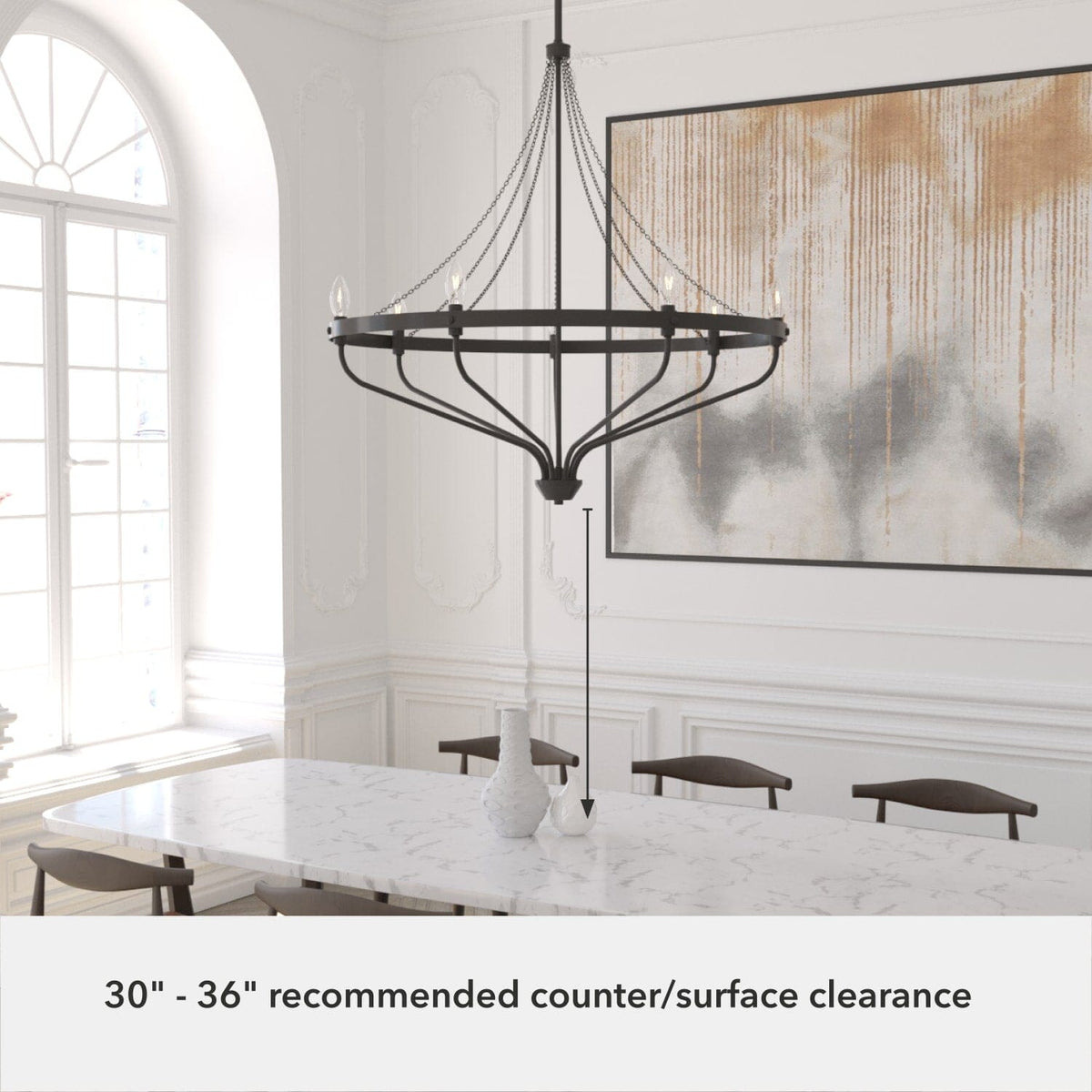 Merlin 7 Light Chandelier