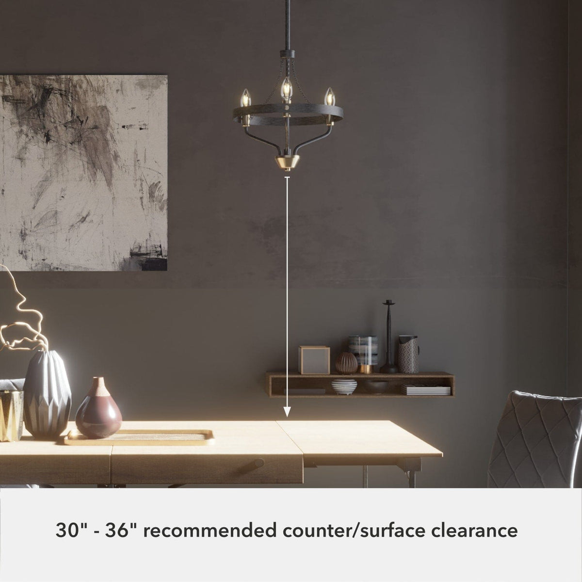 Merlin 3 Light Mini Chandelier