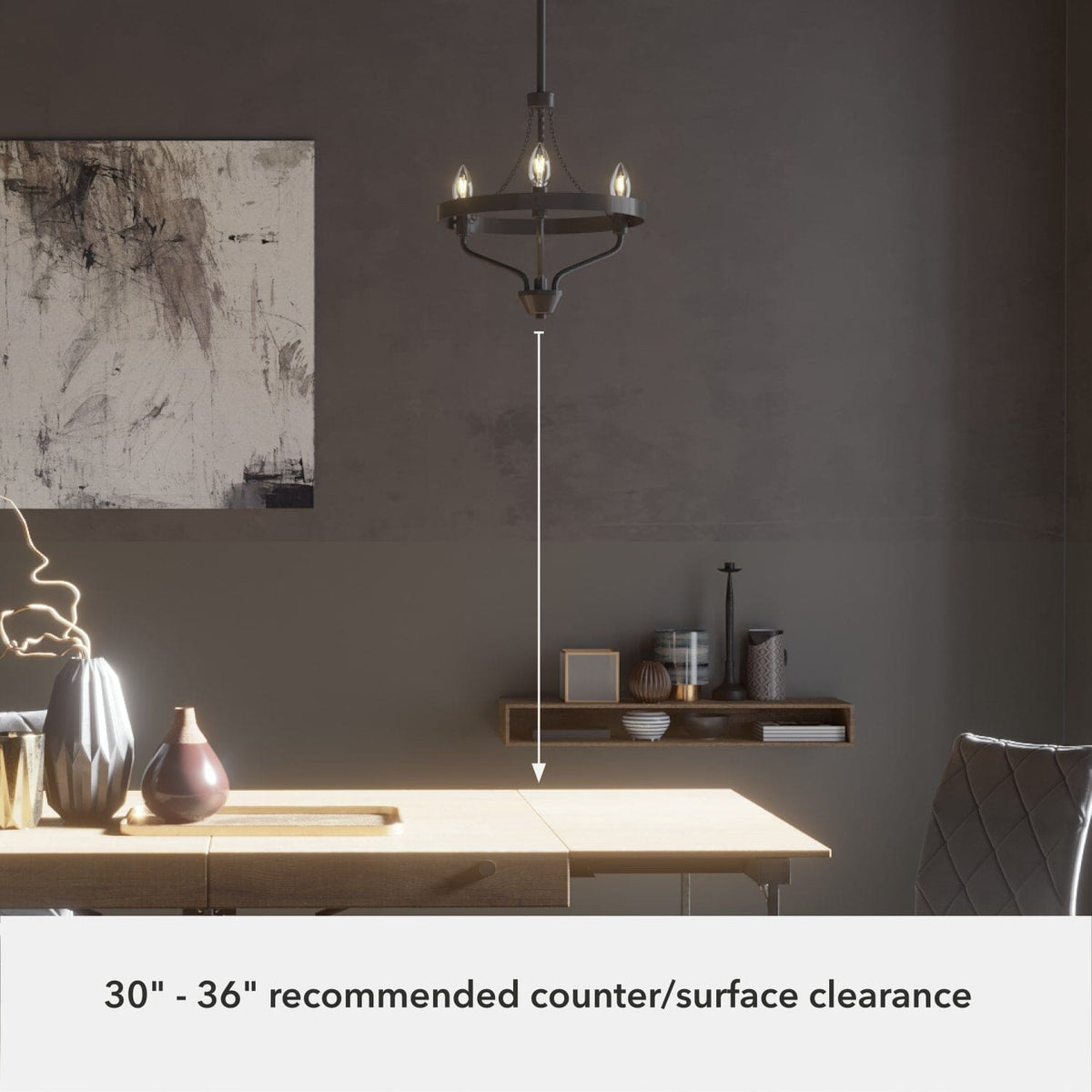 Merlin 3 Light Mini Chandelier