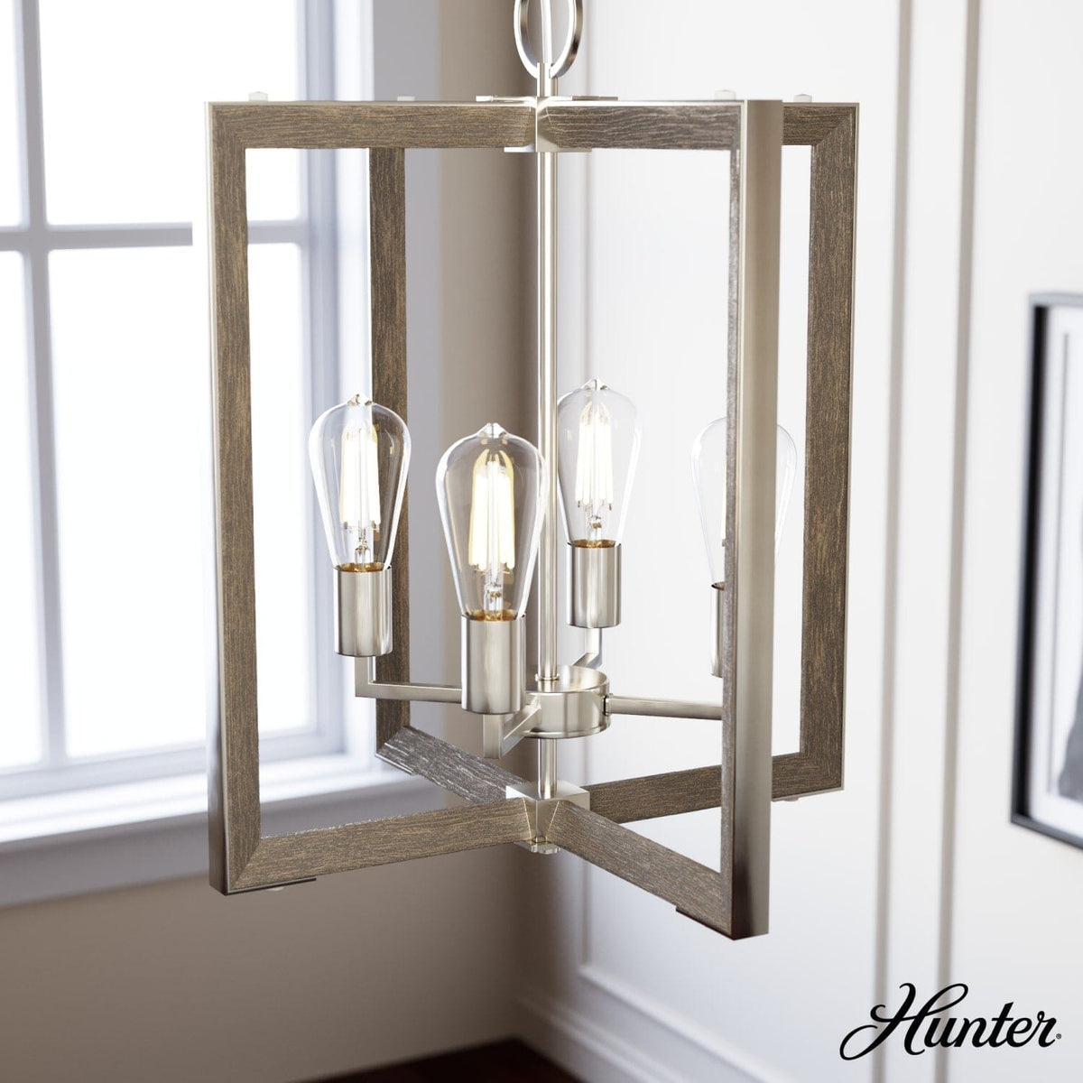 Woodburn 4 Light 18 Inch Foyer Pendant