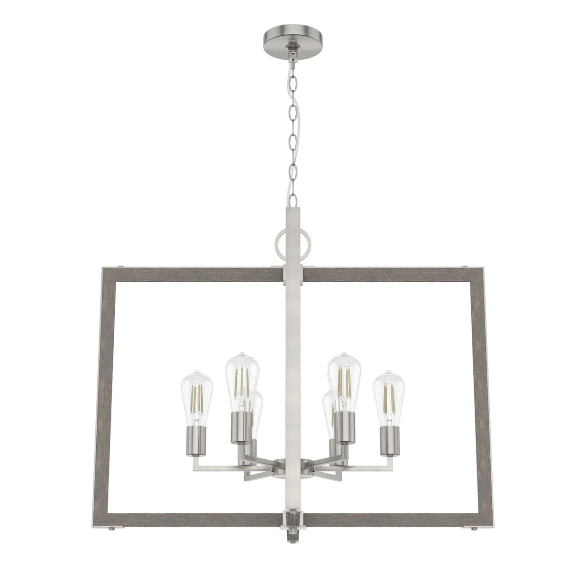 Woodburn 6 Light 30 Inch Foyer Pendant