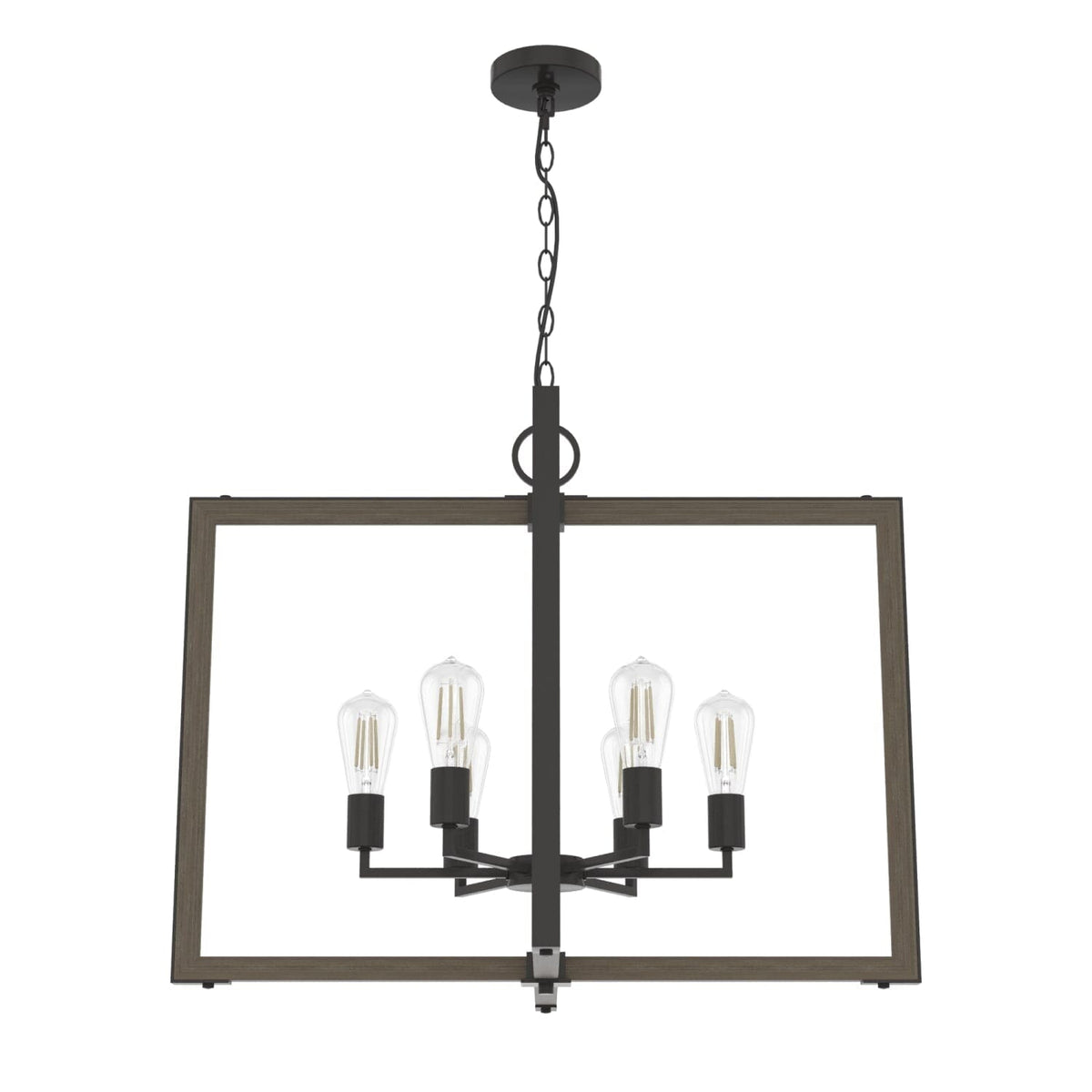 Woodburn 6 Light 30 Inch Foyer Pendant