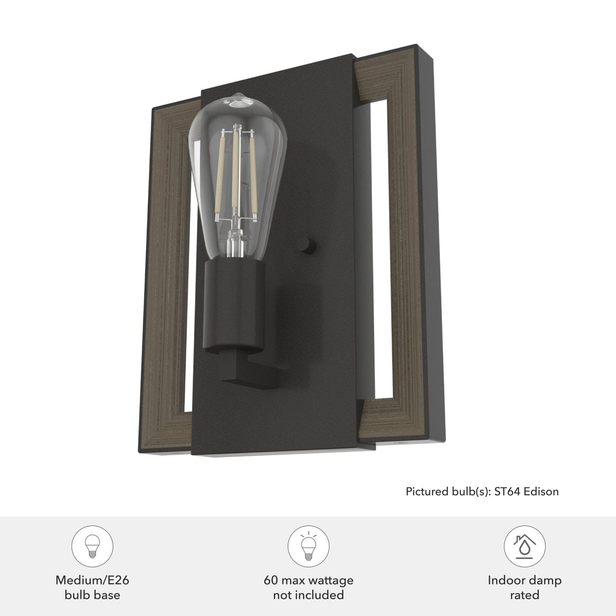 Woodburn 1 Light Wall Sconce