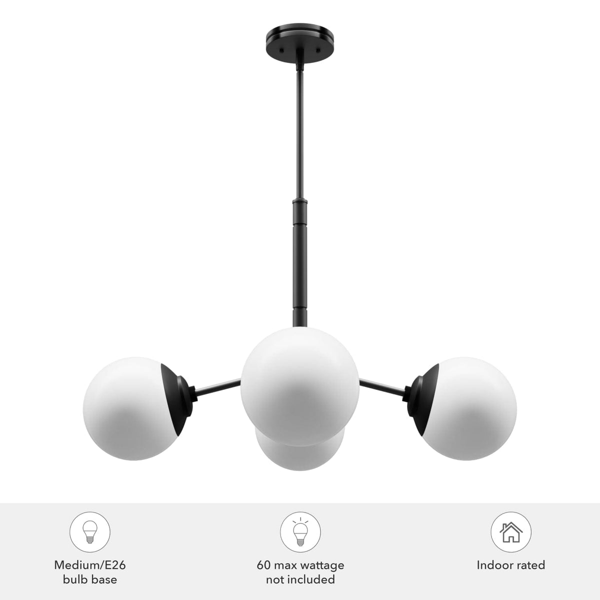 Hepburn 4 Light Chandelier