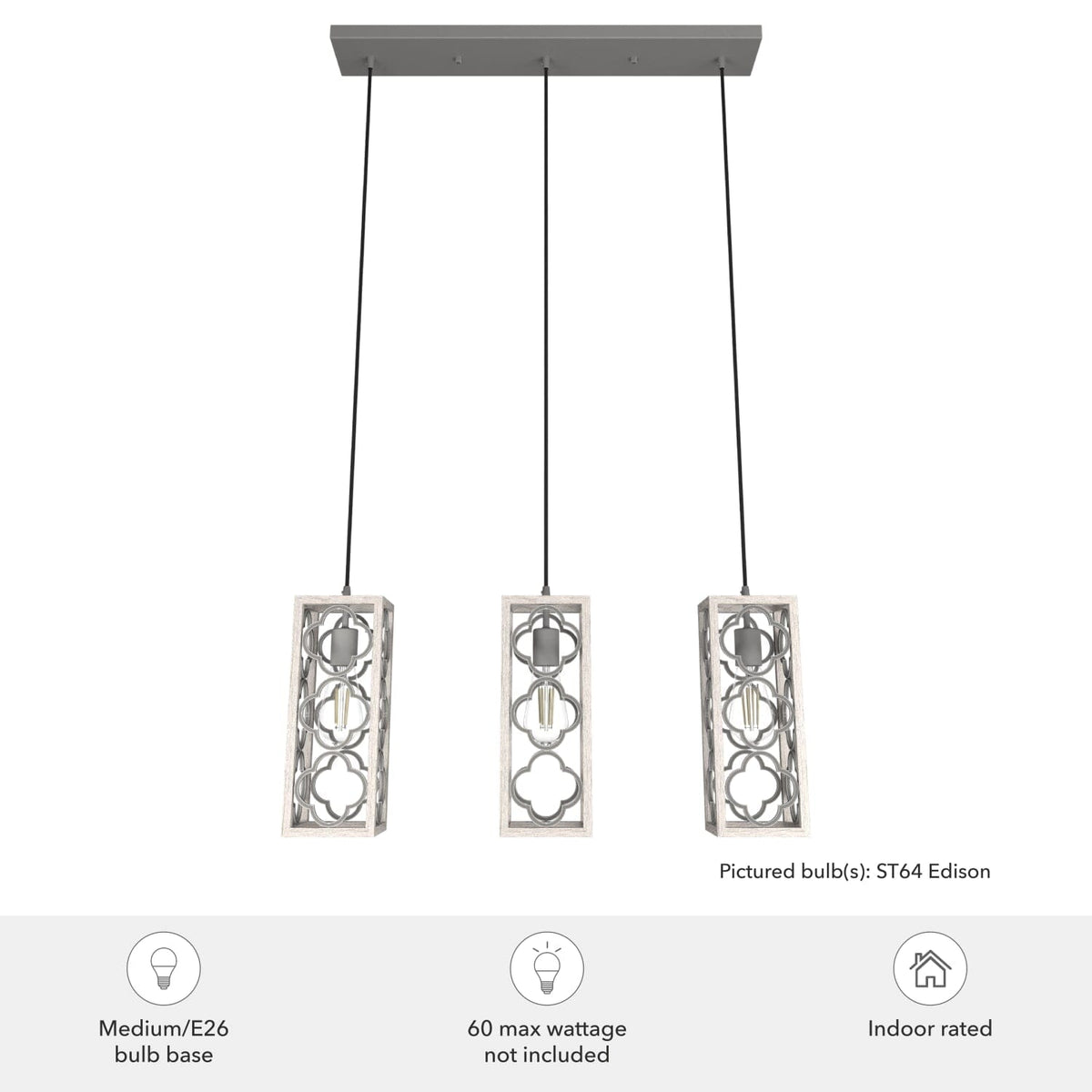 Gablecrest 3 Light Linear Cluster