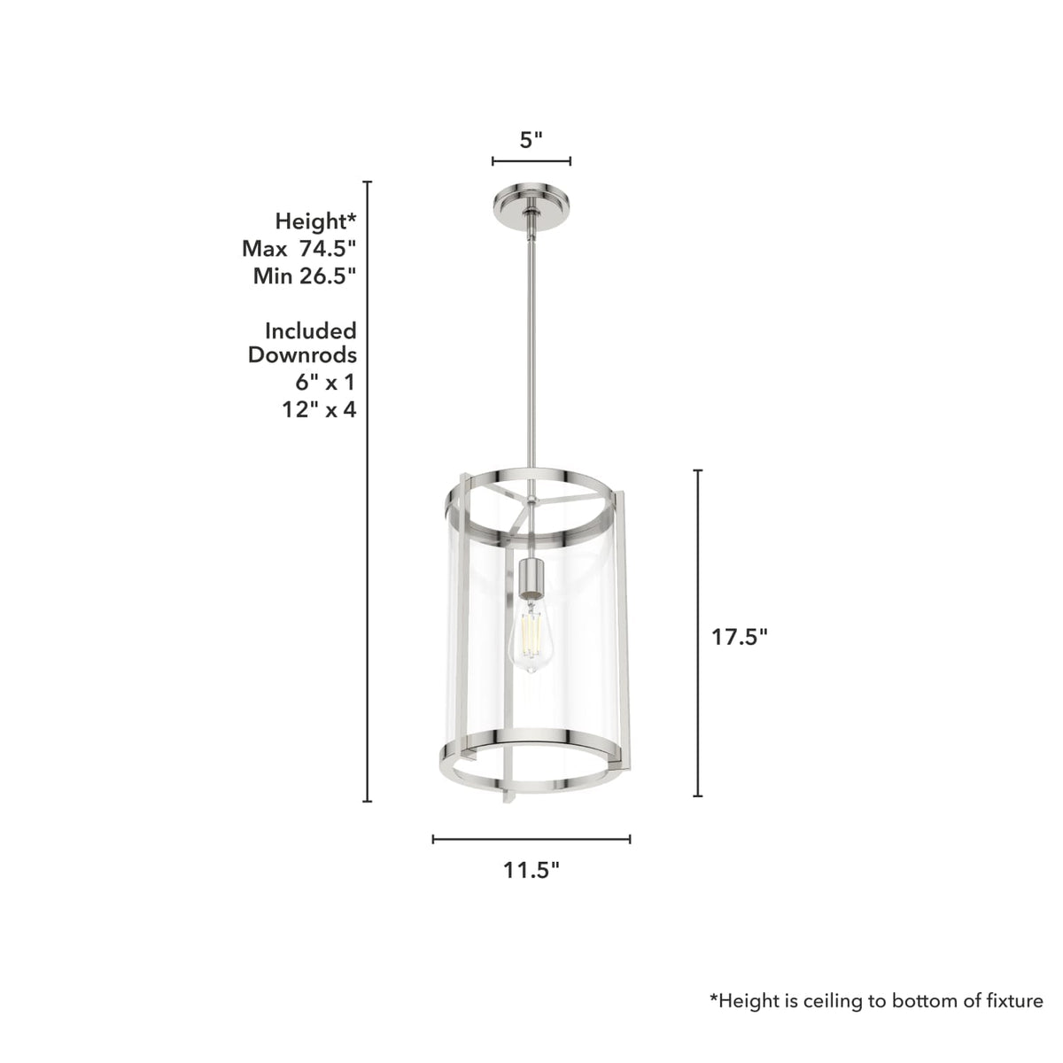 Astwood 1 Light Pendant