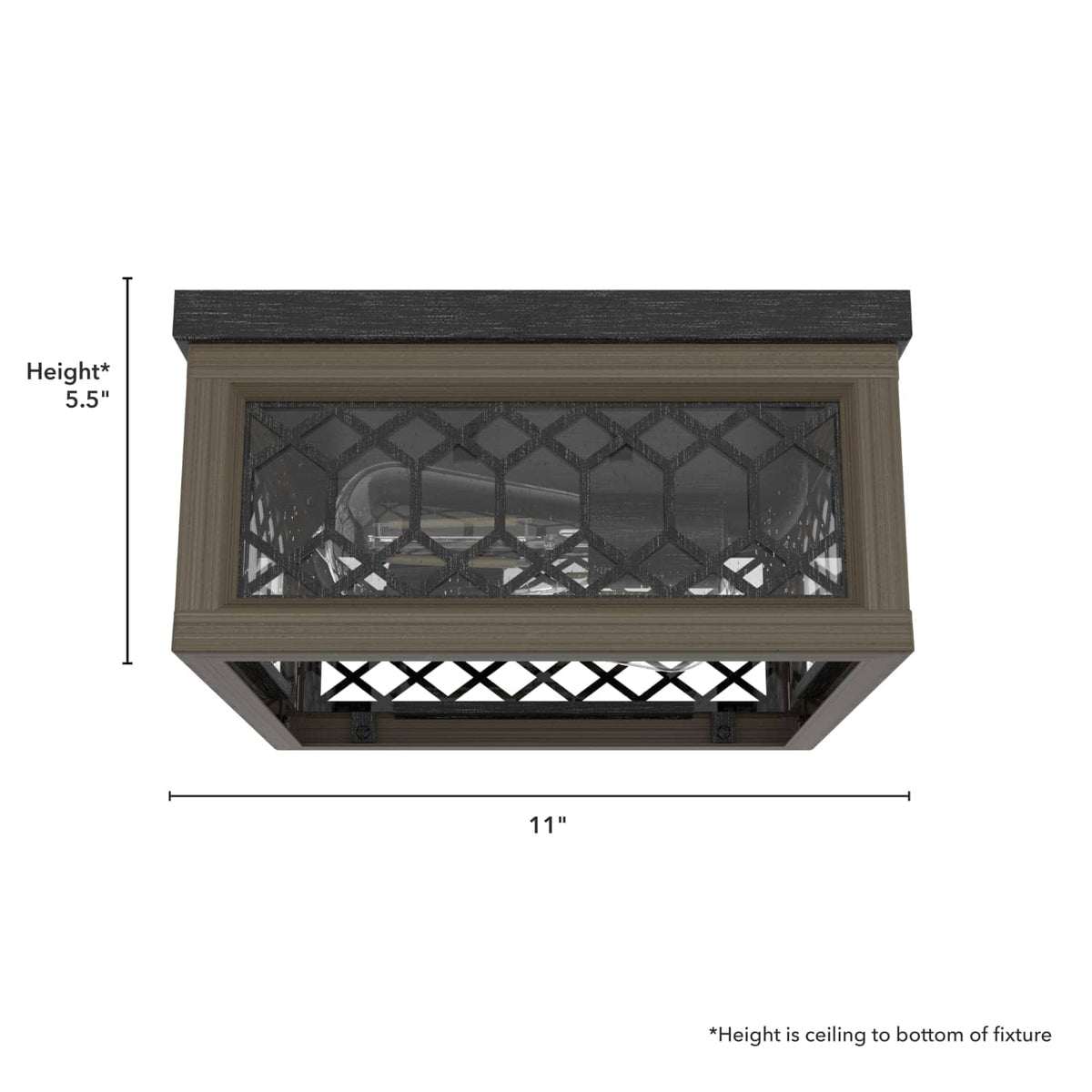 Chevron Flush Mount
