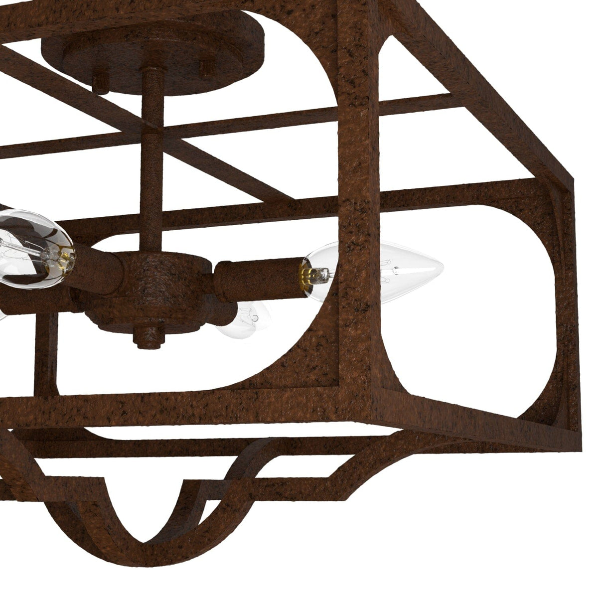 Highland Hill 4 Light Semi-Flush Mount