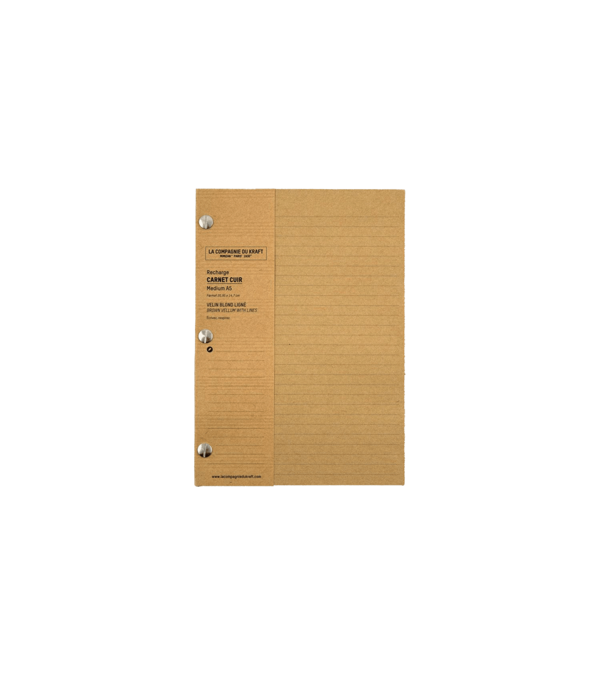 La Compagnie du Kraft Lined Notebook - custom suits nyc bespoke tailor midtown, noho