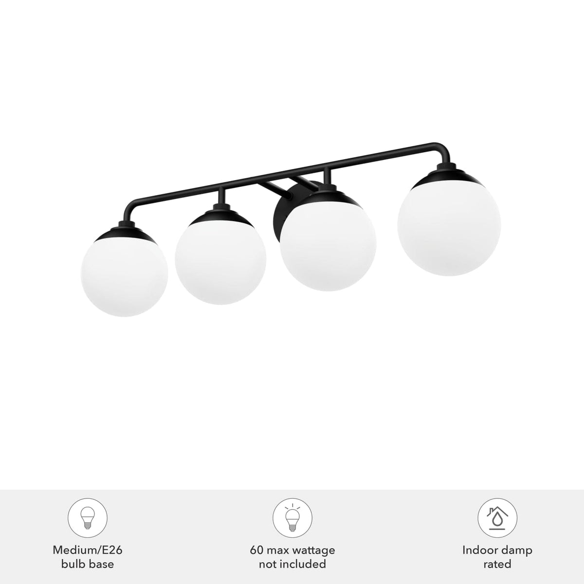 Hepburn 4 Light Vanity