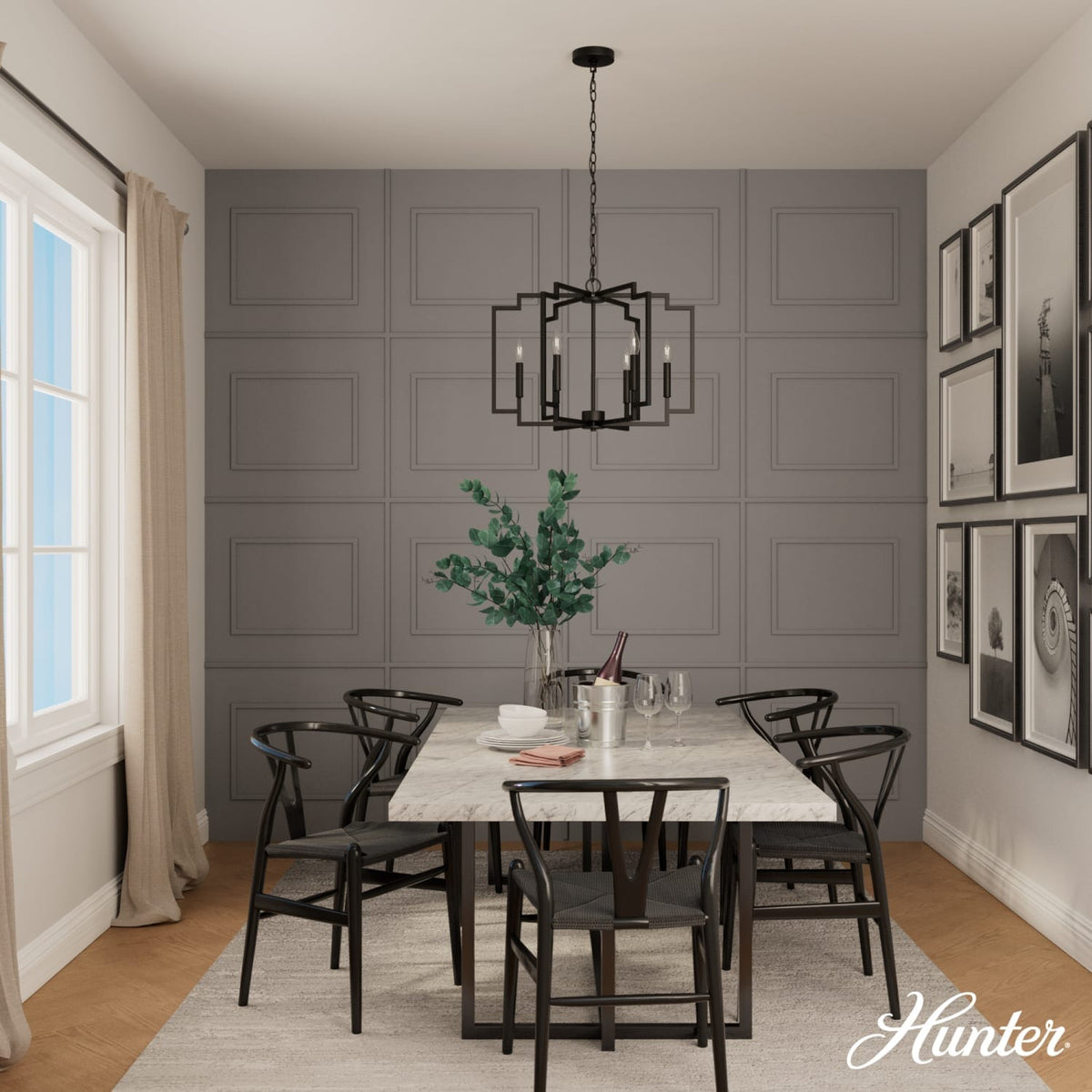 Zoanne 6 Light Chandelier 24 Inch