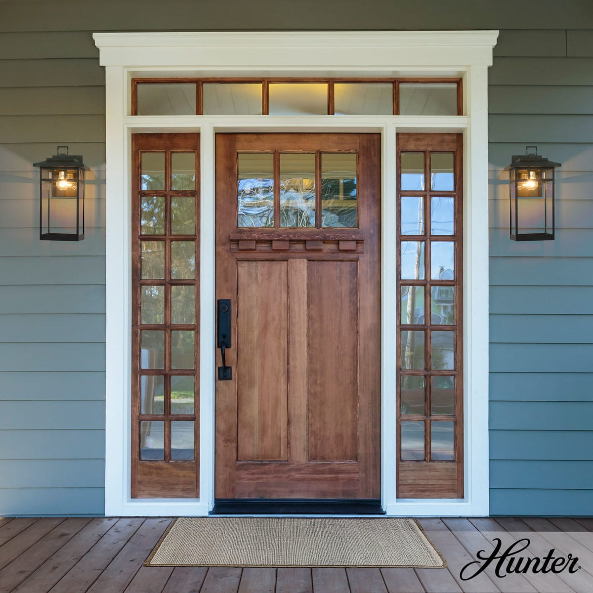 Yancy House Outdoor 1 Light Large 17 Inch Wall Light