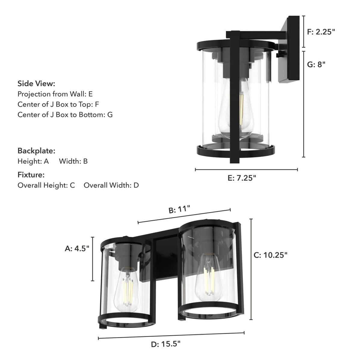 Astwood 2 Light Vanity