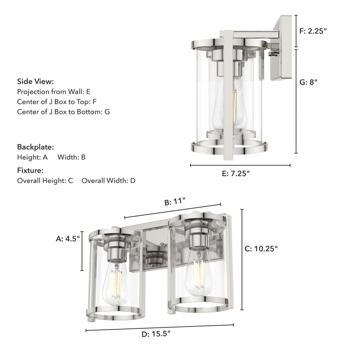 2 Light Astwood Vanity