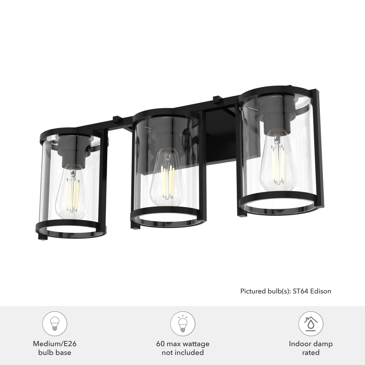 Astwood 3 Light Vanity